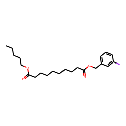 Sebacic acid, 3-iodobenzyl pentyl ester