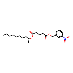 Glutaric acid, dec-2-yl 3-nitrobenzyl ester