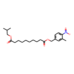 Sebacic acid, isobutyl 3-methyl-4-nitrobenzyl ester