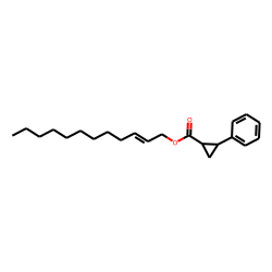 Cyclopropanecarboxylic acid, trans-2-phenyl-, dodec-2-en-1-yl ester