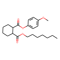 1,2-Cyclohexanedicarboxylic acid, heptyl 4-methoxyphenyl ester