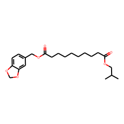 Sebacic acid, (1,3-benzodioxol-5-yl)methyl isobutyl ester