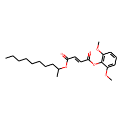 Fumaric acid, 2,6-dimethoxyphenyl dec-2-yl ester