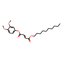 Fumaric acid, decyl 3,4-dimethoxyphenyl ester