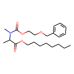 DL-Alanine, N-methyl-N-(2-benzyloxyethoxycarbonyl)-, octyl ester