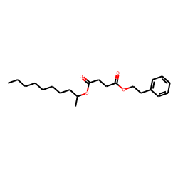 Succinic acid, dec-2-yl phenethyl ester