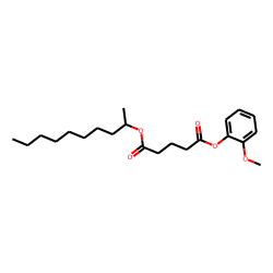 Glutaric acid, dec-2-yl 2-methoxyphenyl ester