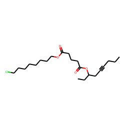 Glutaric acid, 8-chlorooctyl non-5-yn-3-yl ester