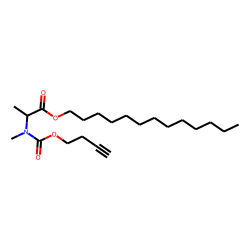 DL-Alanine, N-methyl-N-(byt-3-yn-1-yloxycarbonyl)-, tridecyl ester