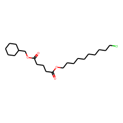 Glutaric acid, cyclohexylmethyl 10-chlorodecyl ester