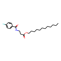«beta»-Alanine, N-(4-fluorobenzoyl)-, dodecyl ester