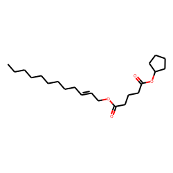 Glutaric acid, cyclopentyl dodec-2-en-1-yl ester