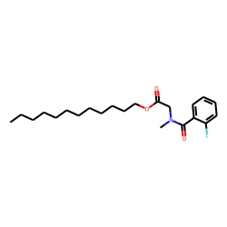 Sarcosine, N-(2-fluorobenzoyl)-, dodecyl ester