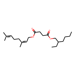 Succinic acid, 2-ethylhexyl geranyl ester
