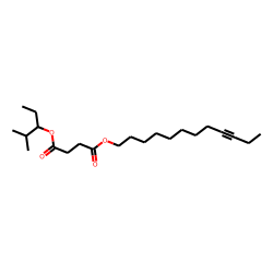 Succinic acid, 2-methylpent-3-yl dodec-9-yn-1-yl ester