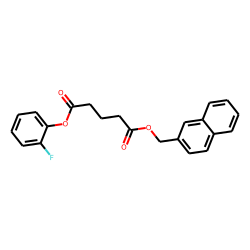 Glutaric acid, 2-fluorophenyl (2-naphthyl)methyl ester