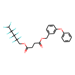 Succinic acid, 2,2,3,3,4,4,5,5-octafluoropentyl 3-phenoxybenzyl ester