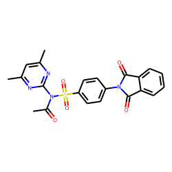 N-acetyl-n-(p-phthalimidobenze-sulfonyl)-2-amino-4,6-dimethylpyrimidine
