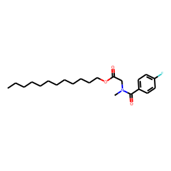 Sarcosine, N-(4-fluorobenzoyl)-, dodecyl ester