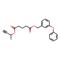 Glutaric acid, but-3-yn-2-yl 3-phenoxybenzyl ester