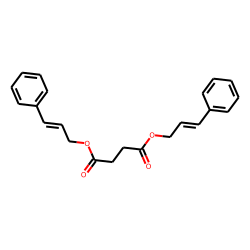 Succinic acid, di(3-phenylprop-2-en-1-yl) ester