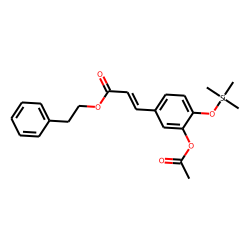 2-Phenylethyl (E)-3-acetylcaffeate, TMS