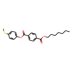 Terephthalic acid, heptyl 4-methylthiophenyl ester
