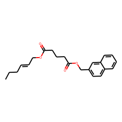 Glutaric acid, hex-2-en-1-yl naphth-2-ylmethyl ester