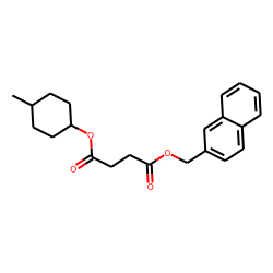Succinic acid, naphth-2-ylmethyl cis-4-methylcyclohexyl ester