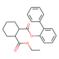 1,2-Cyclohexanedicarboxylic acid, 2-biphenyl ethyl ester