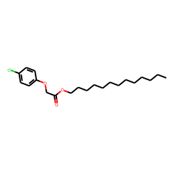 Acetic acid, (4-chlorophenoxy)-, tridecyl ester