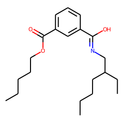 Isophthalic acid, monoamide, N-(2-ethylhexyl)-, pentyl ester