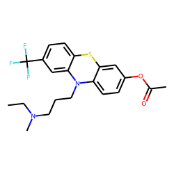 Trifluopromazine M (HO-), diacetylated