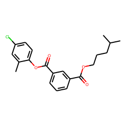 Isophthalic acid, 4-chloro-2-methylphenyl isohexyl ester