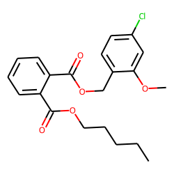 Phthalic acid, 4-chloro-2-methoxybenzyl pentyl ester