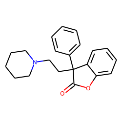 2(3H)- benzofuranone, 3-phenyl-3-(2-piperidinoethyl)-