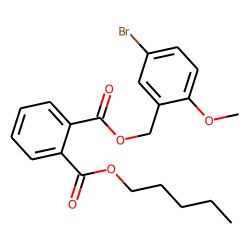 Phthalic acid, 5-bromo-2-methoxybenzyl pentyl ester