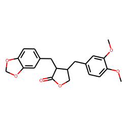 (3R,4R)-3-(Benzo[d][1,3]dioxol-5-ylmethyl)-4-(3,4-dimethoxybenzyl)dihydrofuran-2(3H)-one