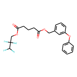 Glutaric acid, 2,2,3,3-tetrafluoropropyl 3-phenoxybenzyl ester