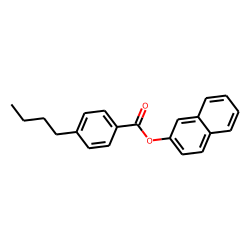 4-Butylbenzoic acid, 2-naphthyl ester