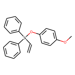 1-Diphenylvinylsilyloxy-4-methoxybenzene