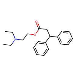 Diethylaminoethyl diphenylpropionate