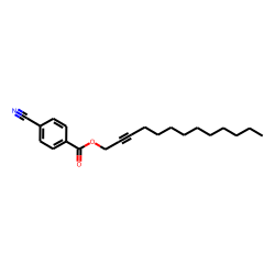 4-Cyanobenzoic acid, tridec-2-ynyl ester