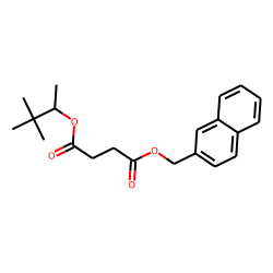 Succinic acid, naphth-2-ylmethyl 3,3-dimethylbut-2-yl ester