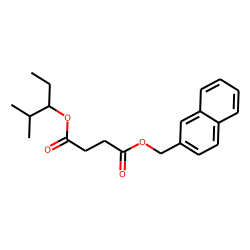 Succinic acid, 2-methylpent-3-yl 2-naphthylmethyl ester