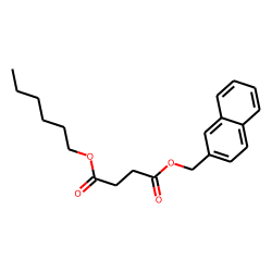Succinic acid, hexyl 2-naphthylmethyl ester
