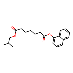 Pimelic acid, isobutyl 1-naphthyl ester