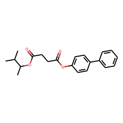 Succinic acid, 3-methylbut-2-yl 4-biphenyl ester