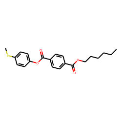 Terephthalic acid, hexyl 4-methylthiophenyl ester