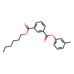 Isophthalic acid, hexyl 3-methylphenyl ester